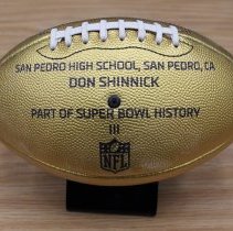 [2015 Super Bowl L High School Honor Roll commemorative Golden Football]