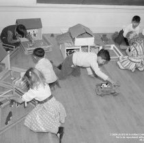 Pictures taken for UNESCO at Nora Sterry school.  Second grade children playing [farm] and working together.