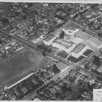 Franklin High School, Aerial View, From West, Sept. 1924 (1 of 3)