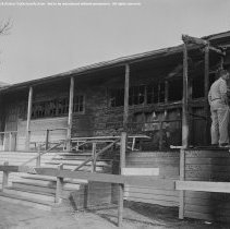 Fire [damage] at Verdugo Hills school - in the bungalow.