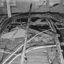 Fire [damage] at Verdugo Hills school - in the bungalow.