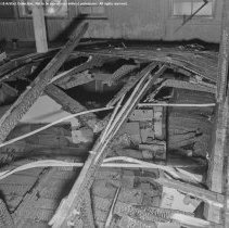 Fire [damage] at Verdugo Hills school - in the bungalow.