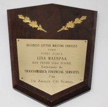 Business Letter Writing Contest Award