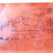 Fabric from Admiral Byrd's Airplane