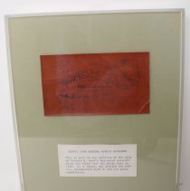 Fabric from Admiral Byrd's Airplane