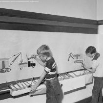 Aldama School Activities. Radio. [Painting, Artwork]