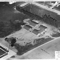 Euna Drive School [Aerial View] from Southwest, March 1928.