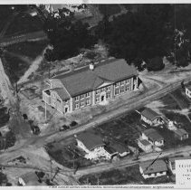 Delevan Drive School [Aerial View] / From Southeast / April 1927