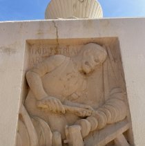 [Flag Pole Bas Reliefs]