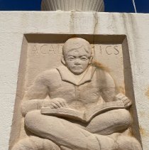 [Flag Pole Bas Reliefs]