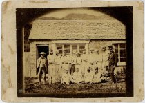 Sportsmen. William Watkins (attrib.), albumen silver print, 1874.