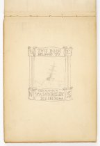 Frank Worsley sketch book, page 1.