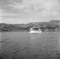 "Miss Akaroa" on a trip to Spy Glass. Donald J. McKay, 1960