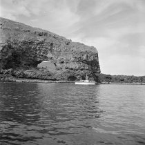 "Miss Akaroa" on a trip to Spy Glass. Donald J. McKay, 1960