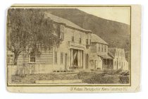 Garwood's building. Hentry Watkins, albumen silver print, 1864-75.