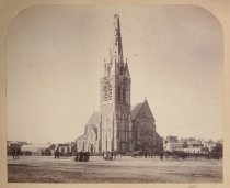 Christ Church Cathedral earthquake damage. Photographer unknown, c.1888