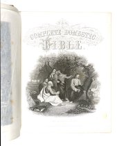 Title page. The Complete Domestic Bible, Hubbard Bros., 1873