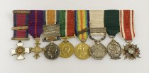 Frank Worsley's medals - dress set.