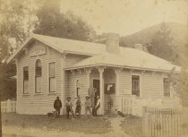 Court House, Akaroa. H. Poulton, c.1885.