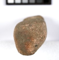 Patu muka - end showing patina