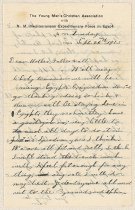 R.V. Armstrong letter, 26/09/1915, p.1