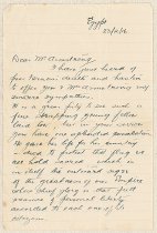 L.A. Ditely letter, 23/02/1916, p.1