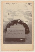 Gravestone in Malta of RV Armstrong. R. Ellis photo