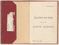 Soldiers Pay Book - R.V. Armstrong
