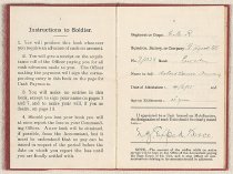 Soldiers Pay Book - R.V. Armstrong