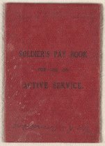 Soldiers Pay Book - R.V. Armstrong