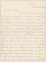 L.F. Armstrong letter, 14/11/1915, p.1