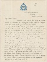 L.F. Armstrong letter, 17/12/1916, p.1