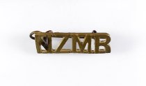 NZ Mounted Rifles shoulder title. A.G. Shuttleworth