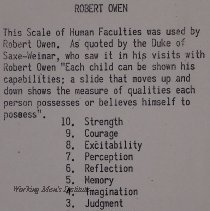 Scale of Human Faculties