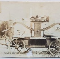 Photograph of Pat Lyon Firewagon