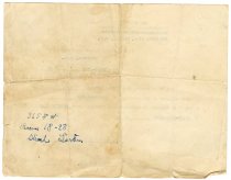 Letter, Form - Side 2