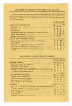 Report Card - side 2