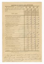 Report Card - side 2