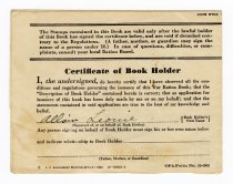 Ration Book - side 3