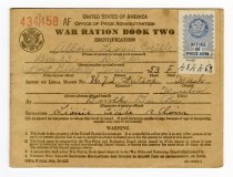 Ration Book - side 1