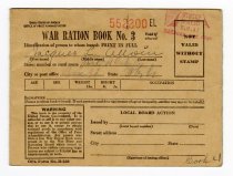 Ration Book - side 1