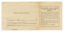 Ration Book - side 1