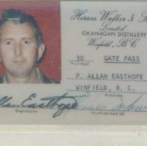 Hiram Walker ID card