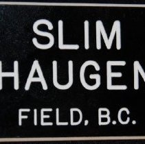 Slim Haugen name tag
