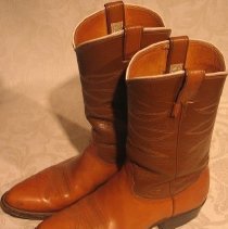 Slim Haugen's boots