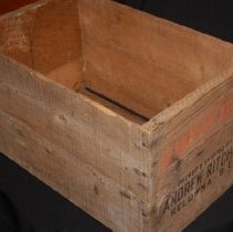 Wooden shipping crate
