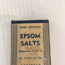 Front Epsom Salt Box