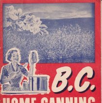 B.C. Home Canning and Fruit Recipe Booklet