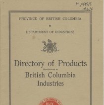 Directory of Products manufactured by British Columbia Industries