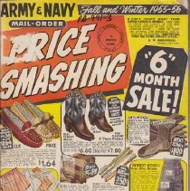 Army and Navy Mail Order, Fall and Winter, 1955-56